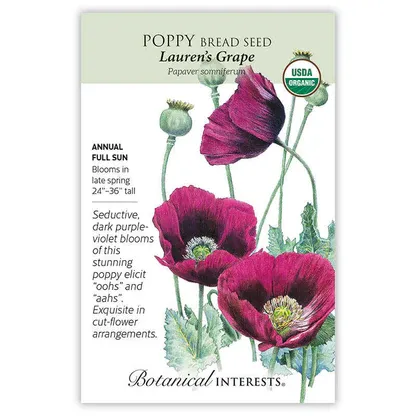 Poppy Bread Seed Lauren&#39;s Grape
