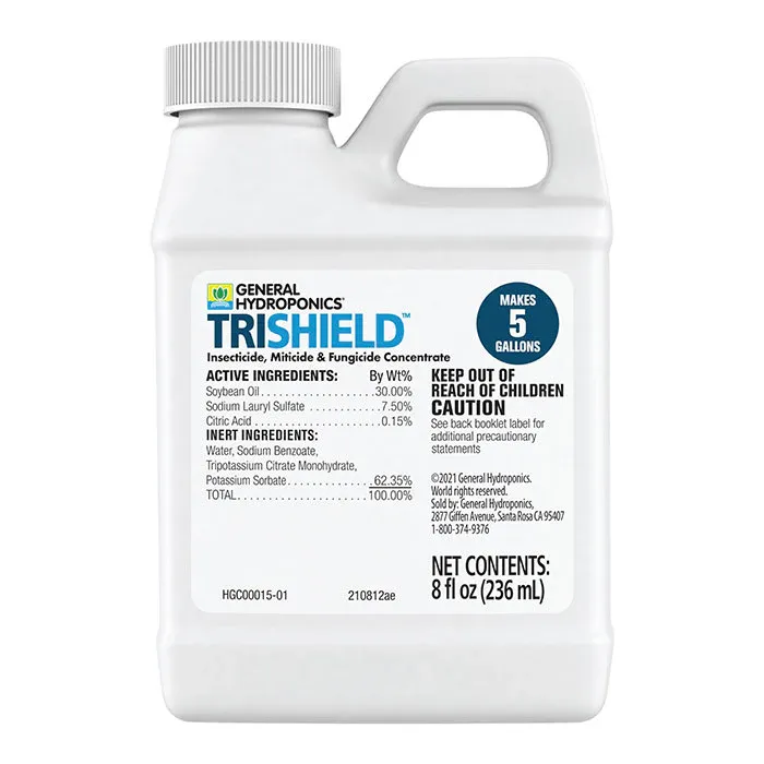 General Hydroponics Trishield Insecticide, Miticide &amp; Fungicide Concentrate