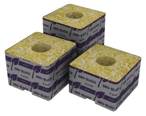 Grodan Delta 6.5 Block w/hole