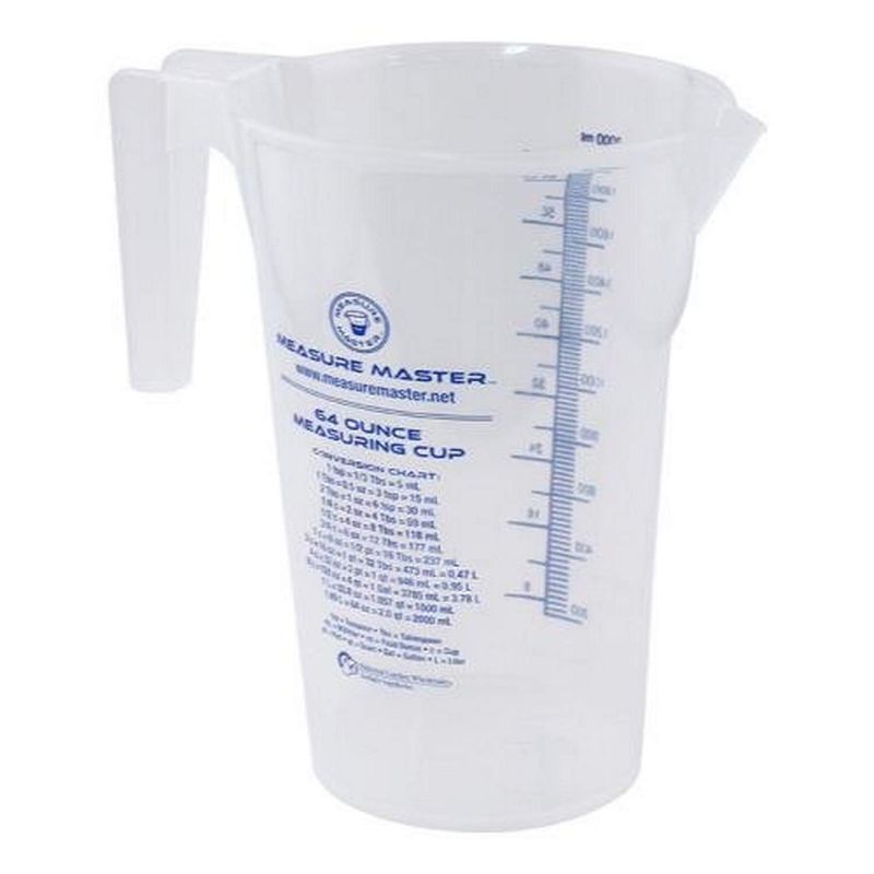 Measure Master Graduated Container, Round 64 oz