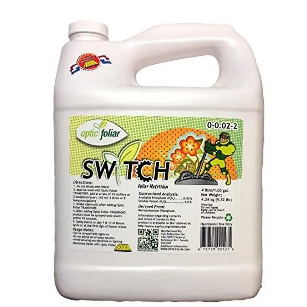 Optic Foliar SWITCH 4L/1.05 gal W Trasnsport