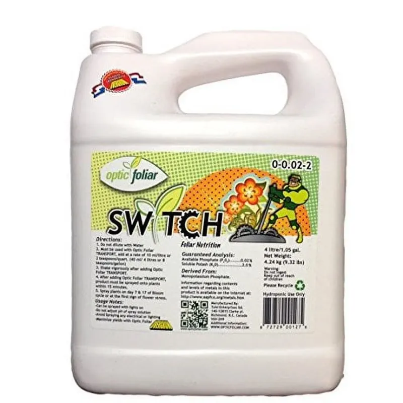 Optic Foliar SWITCH 4L/1.05 gal W Trasnsport