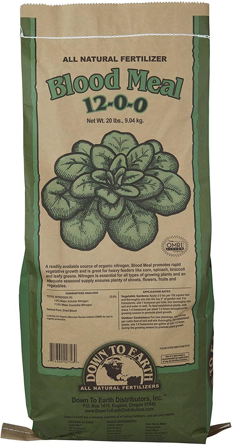 Down To Earth Blood Meal 20lbs