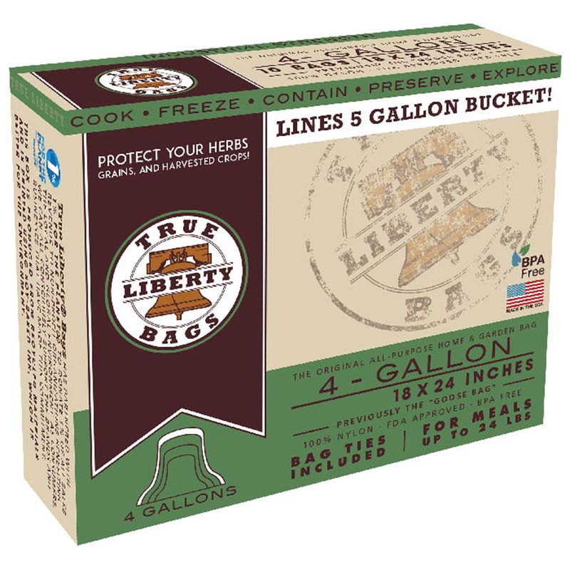 True Liberty Turkey Bags, 4 Gallon, 25/pack