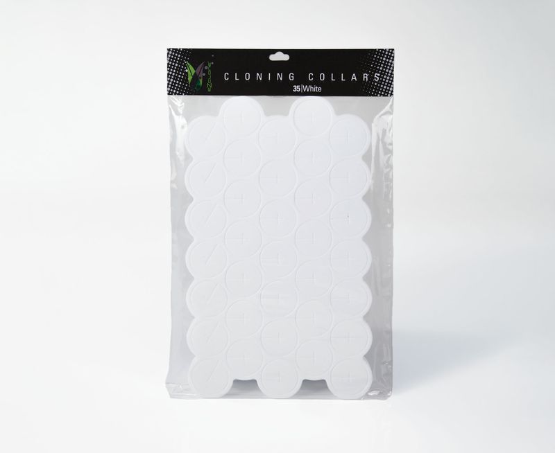 EZ Clone Collars White