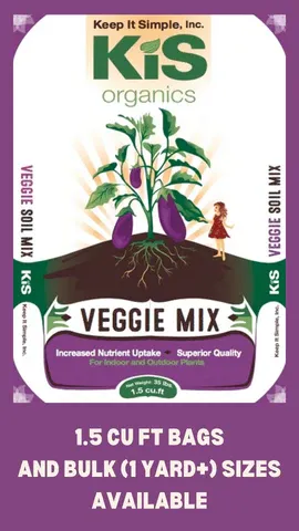 KIS Organics Veggie Soil Mix 1.5cf