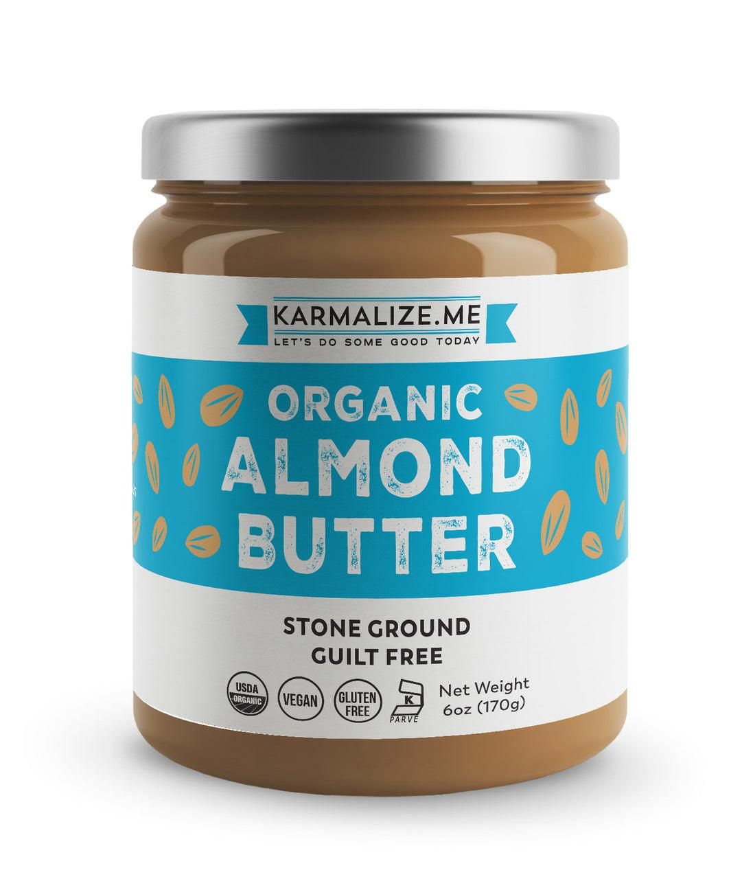 Organic Almond Butter - Freshly Made Organic Almond Butter - Freshly Made
