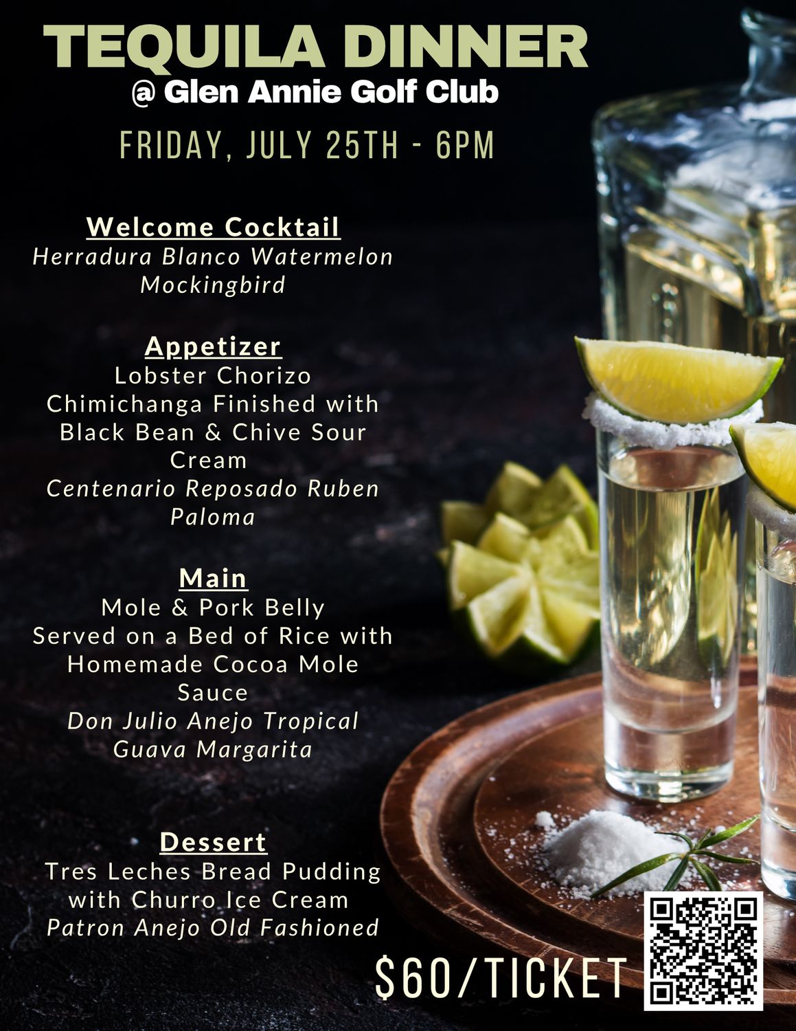 Pre-Fiesta Tequila Pairing Party!-  Friday, July 25th