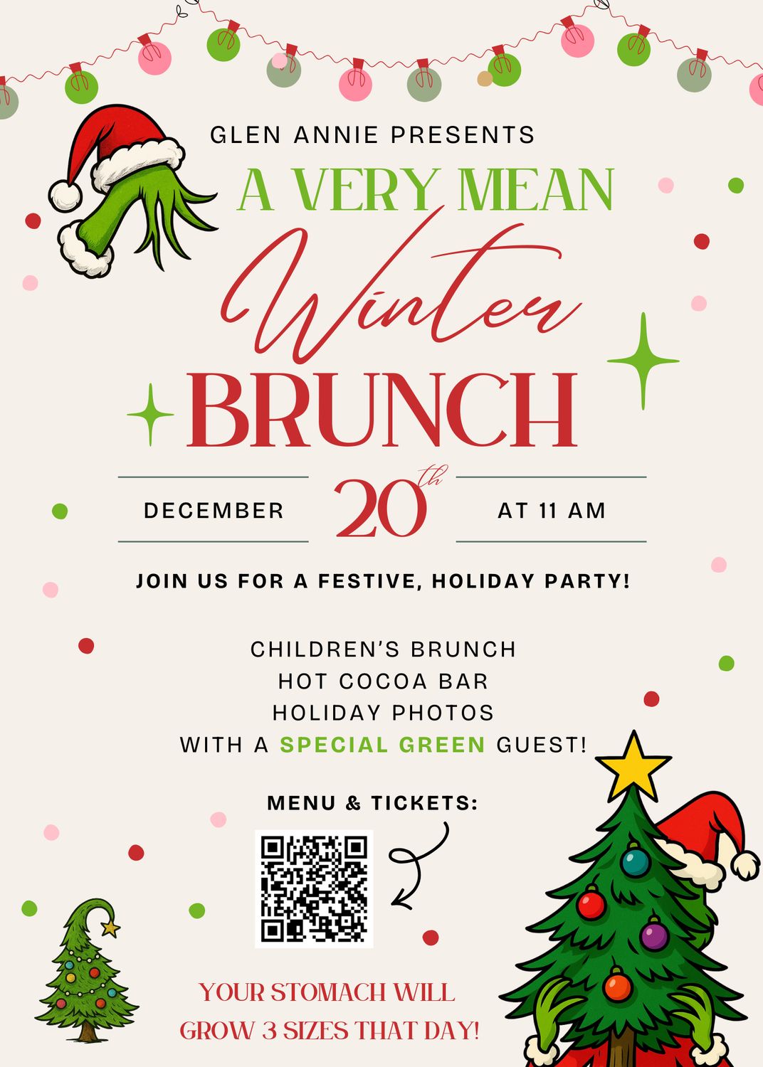 A Very Mean, Green Winter Brunch