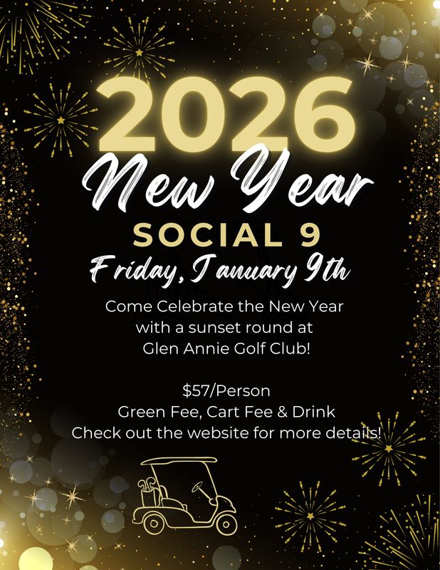 New Year's Social 9 - Tee Time Special
