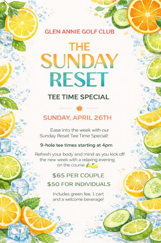 The Sunday Reset Tee Time Special