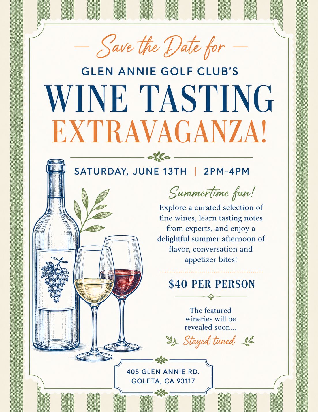 Summer Wine Tasting Extravaganza Summer Wine Tasting Extravaganza