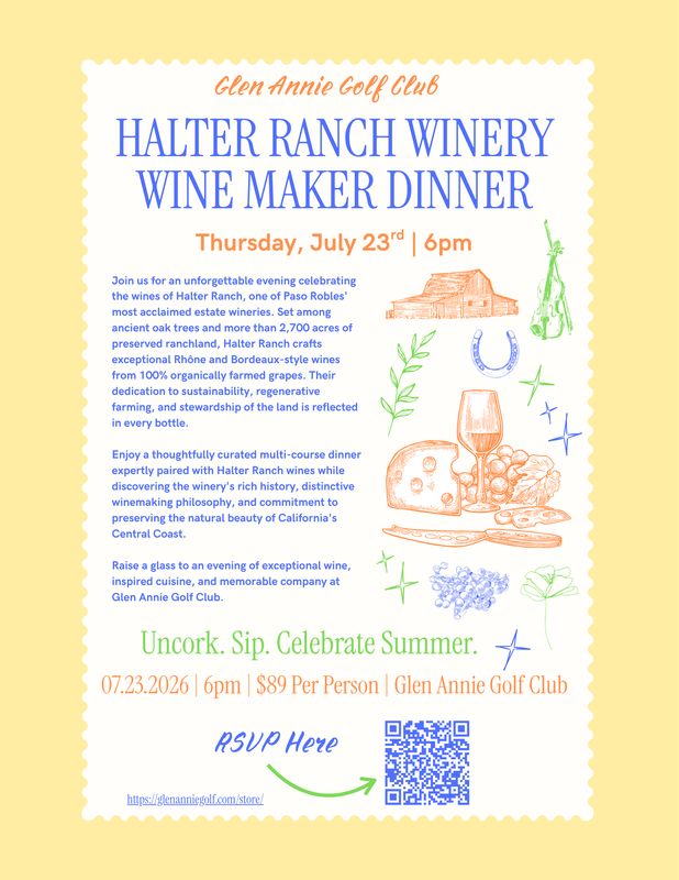 Halter Ranch Winery Wine Maker Dinner