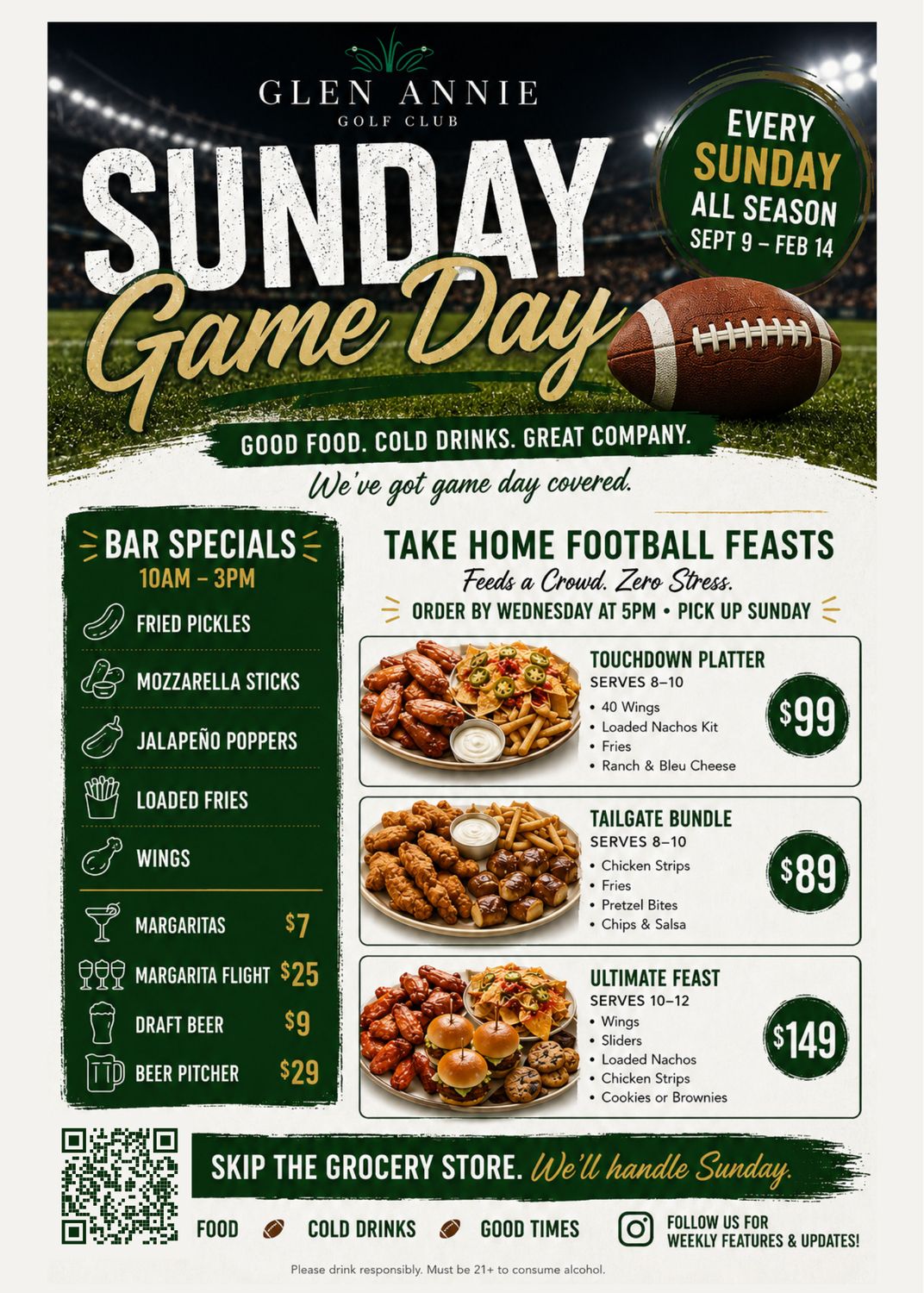 Sunday Game Day Feast!