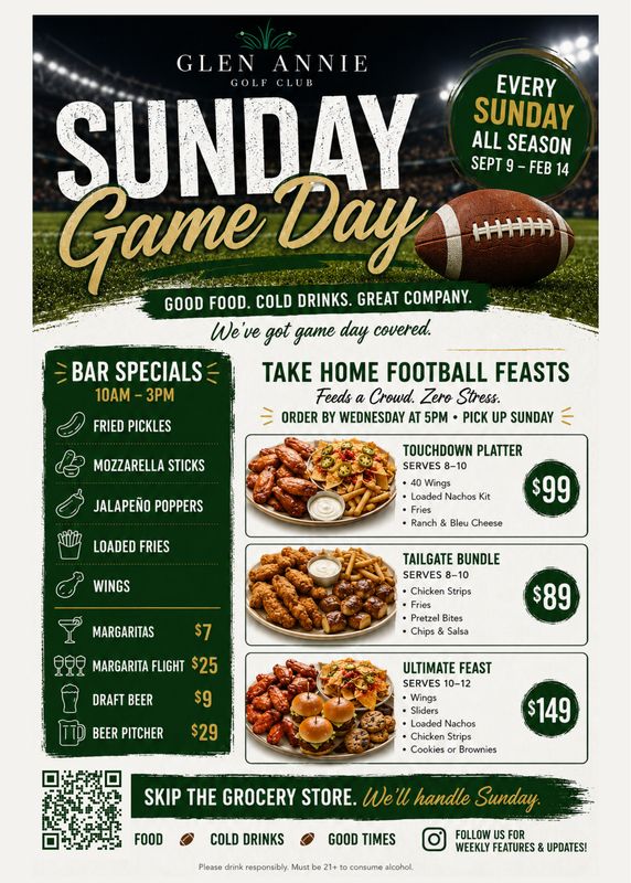 Sunday Game Day Feast!