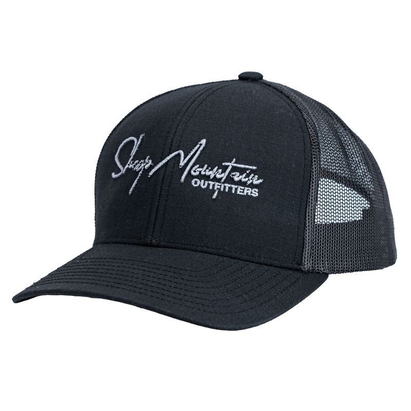 Black SMO Stitched Snapback