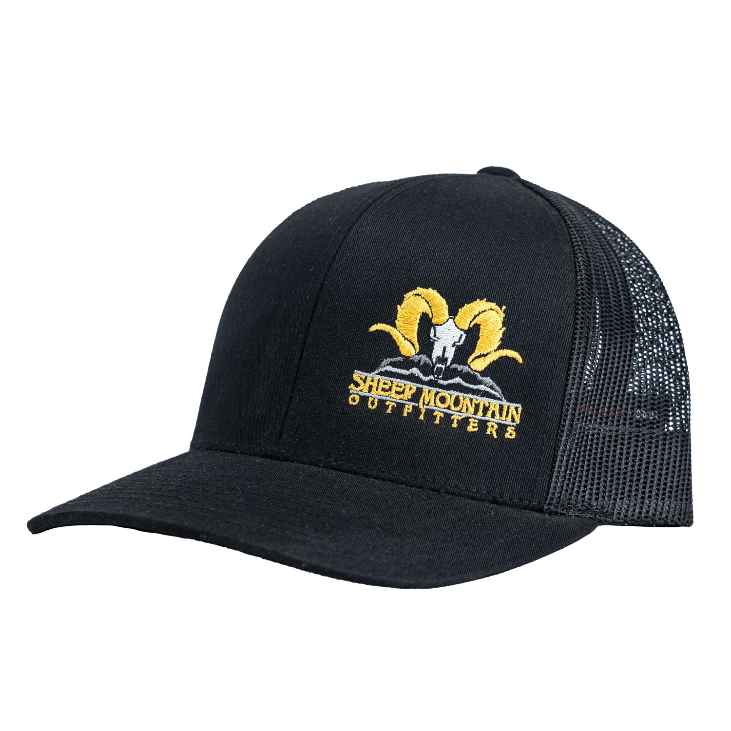 Black SMO Stitched Logo Snapback