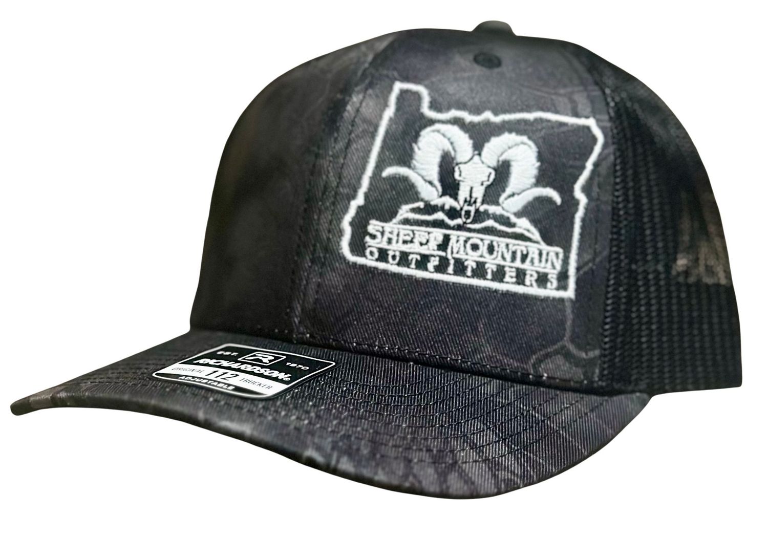 Black Camo SMO Logo Snapback