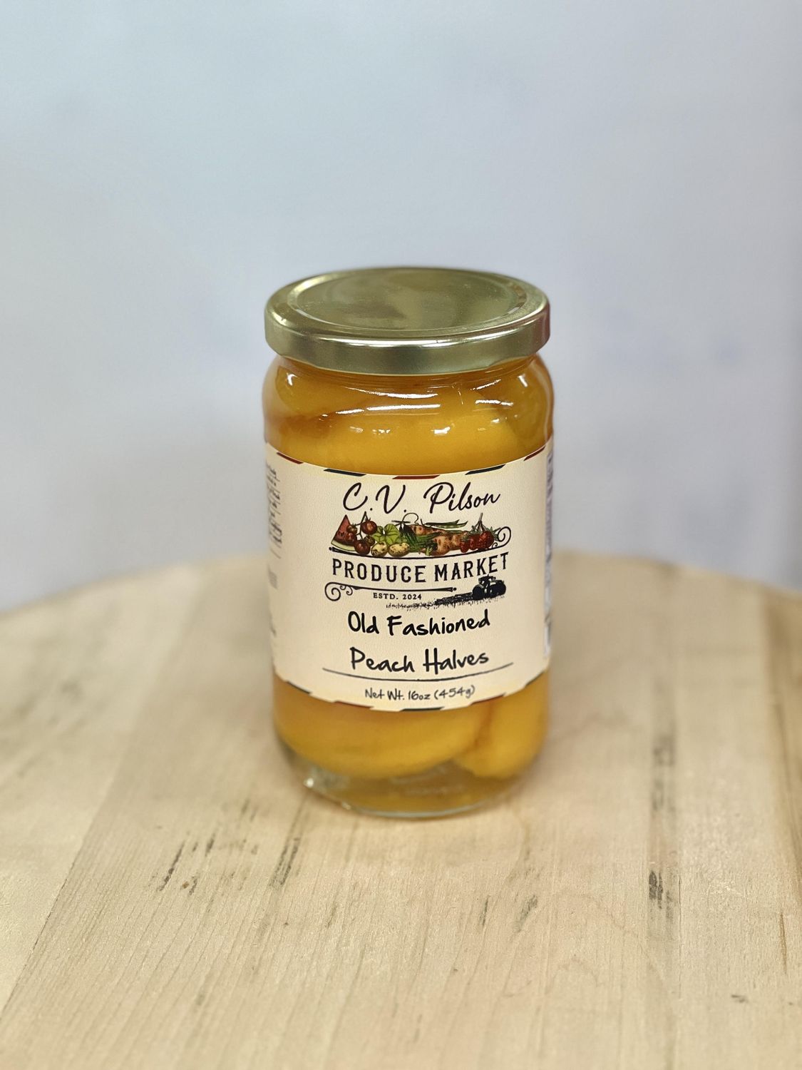 Old Fashioned Peach Halves - 16 oz
