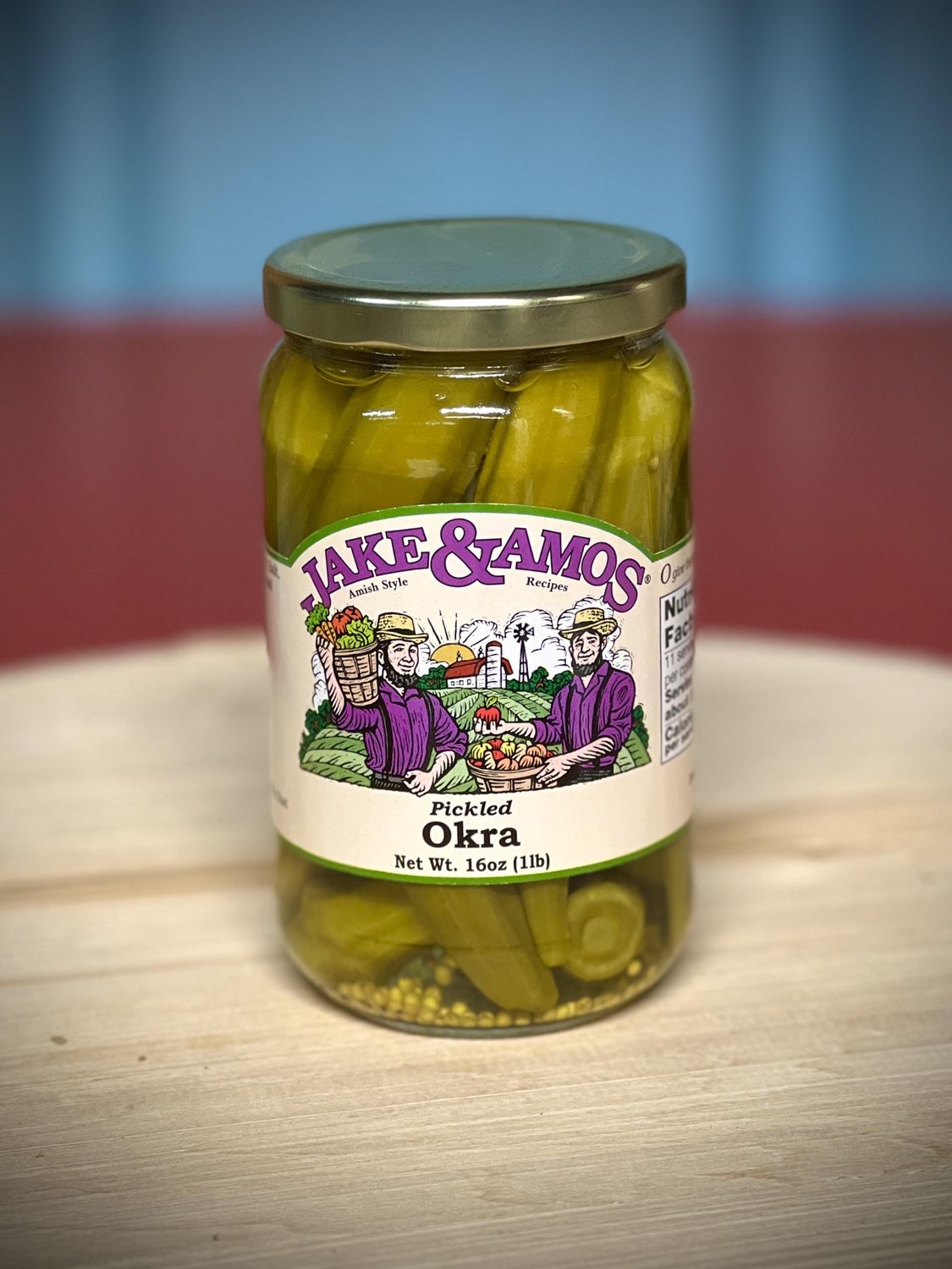 Pickled Okra 16 Oz