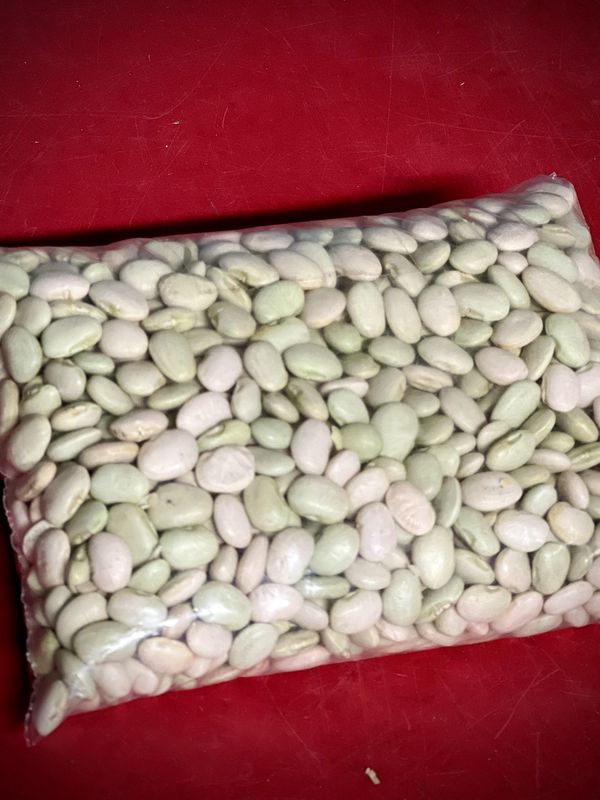 Dried Green Baby Lima Beans