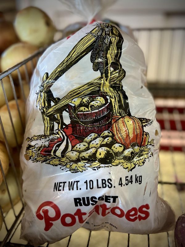 Russett Baking Potatoes