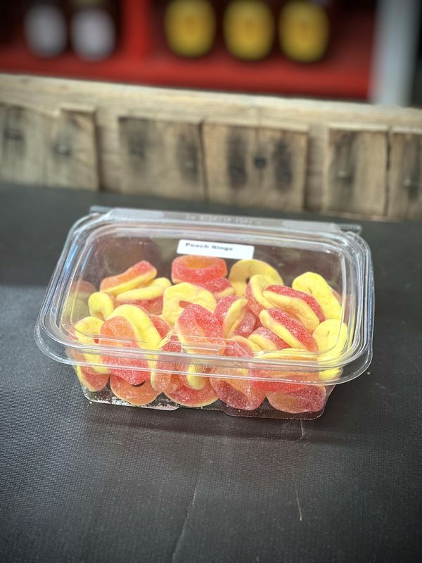 Gummy Peach Rings