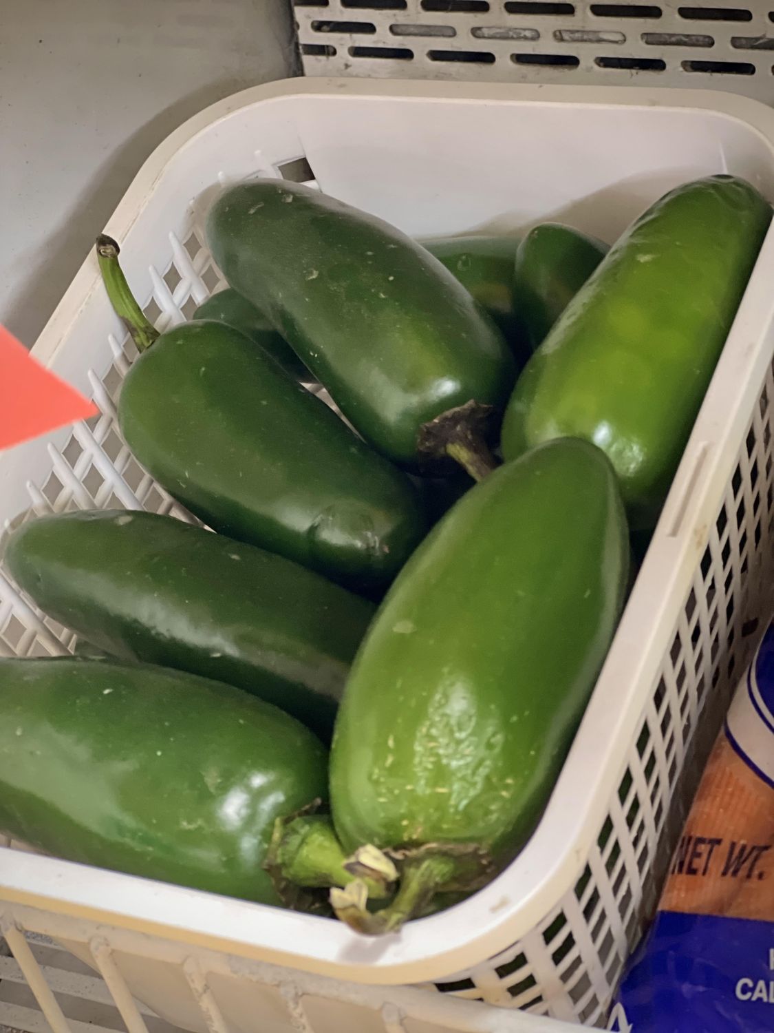 Jalapeños, Amount: Per lb