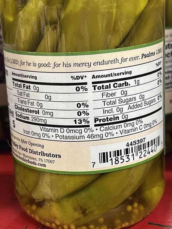 Pickled Okra 16 Oz
