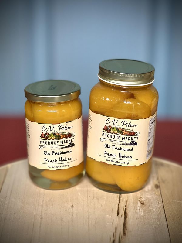 Old Fashioned Peach Halves