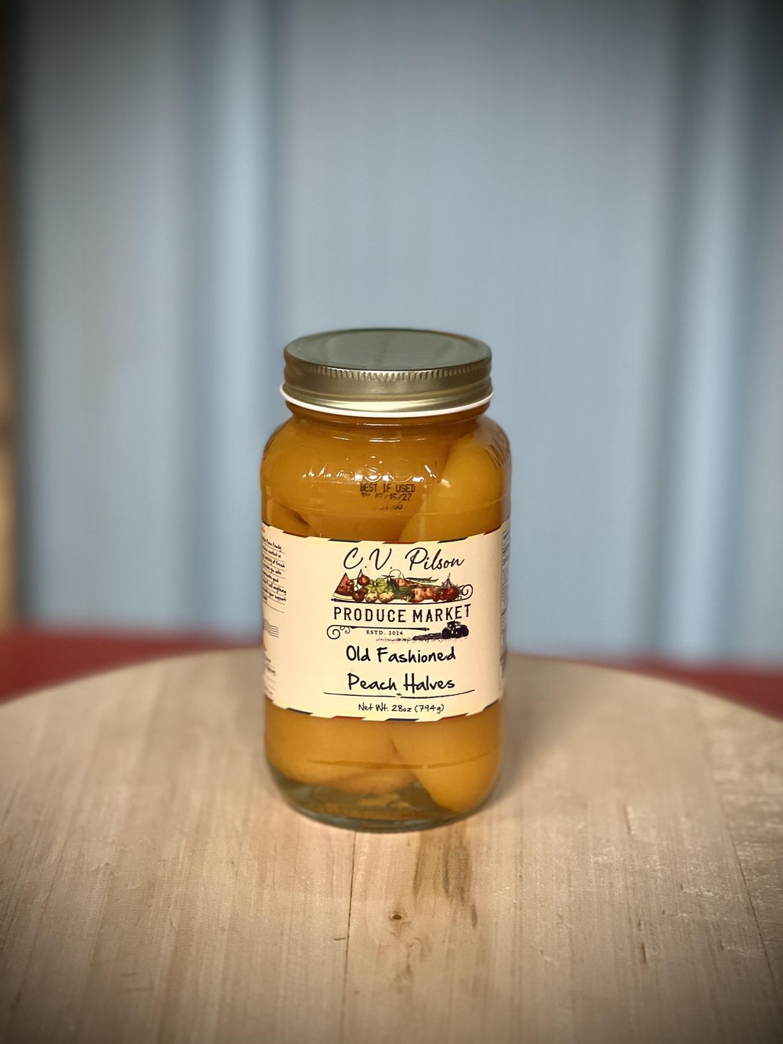 Old Fashioned Peach Halves, Size: 32 OZ