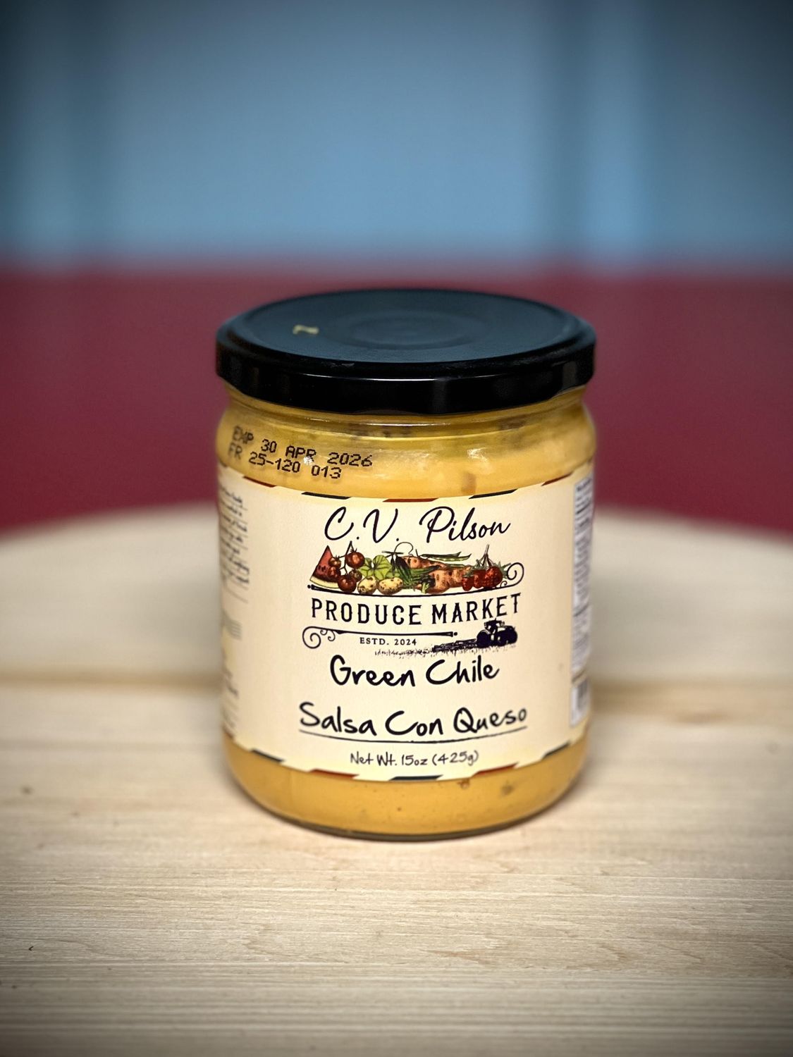 Green Chile Salsa Con Queso