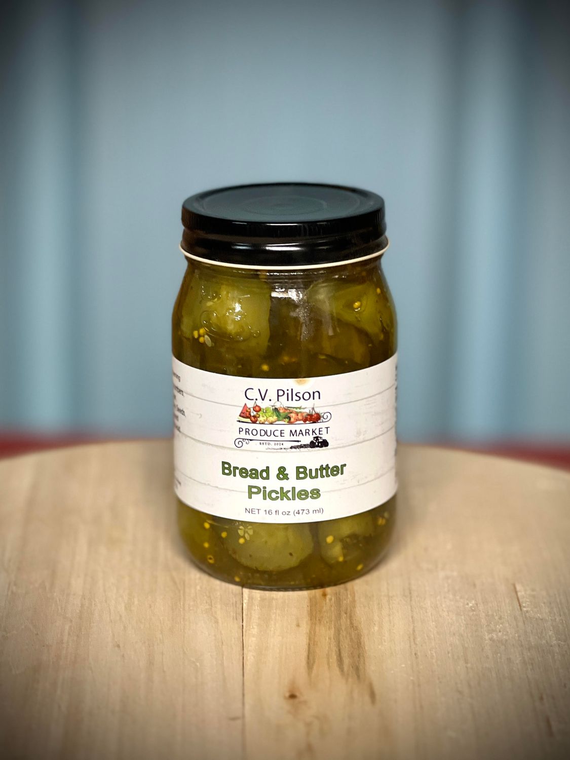 Bread and Butter Pickles, Size: 16 oz