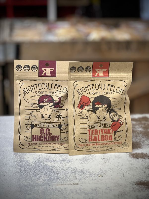 Righteous Felon Craft Beef Jerky
