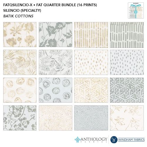 FATQSILENCIO-X Silencio, Fat Quarter Bundle, Batik