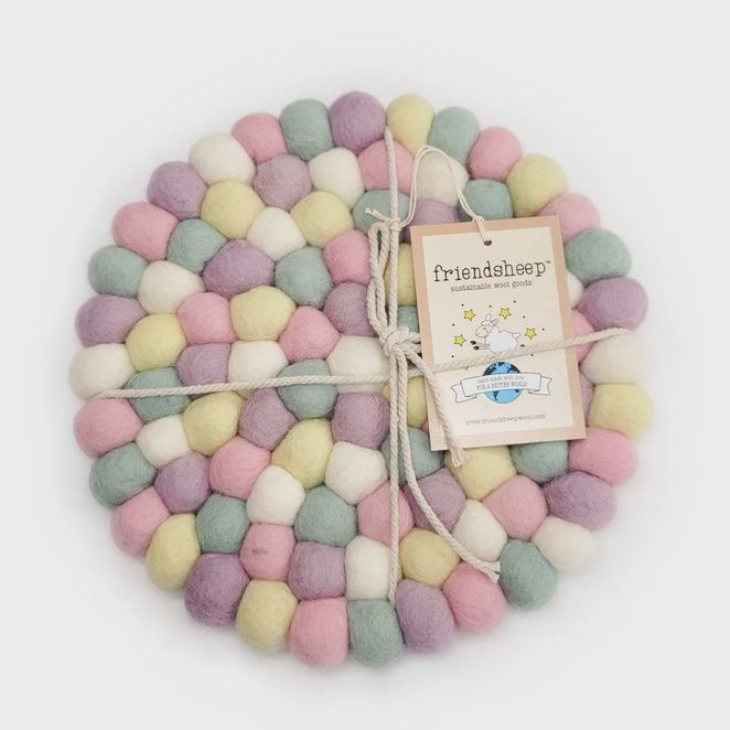 FDSP01099TR Cotton Candy Eco Coasters and Trivets - Eco Trivet