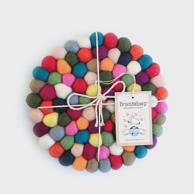 FDSP0109OTR Boho Eco Coasters and Trivets - Eco Trivet