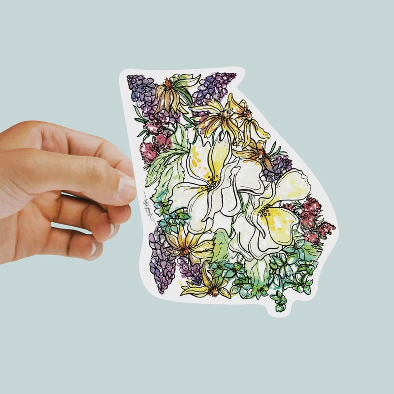 DLGA01 Georgia Vinyl Decal Sticker