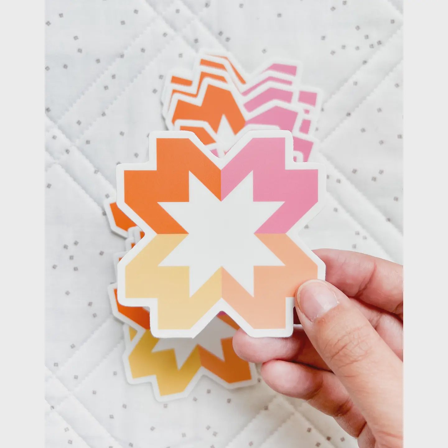 CJ-S007-Orange  Starlight Orange Sticker