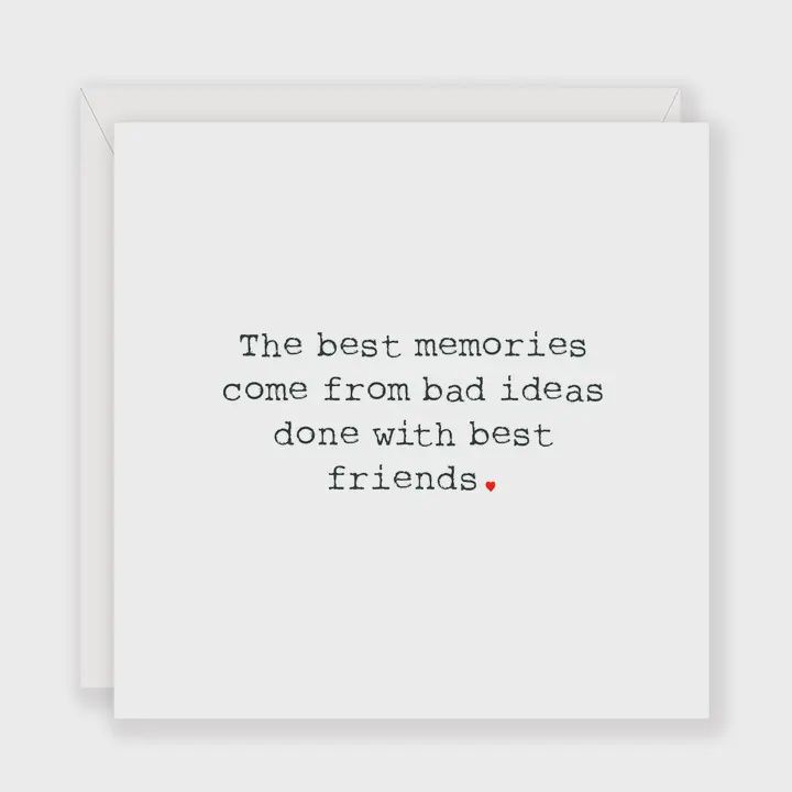 NCS-127 &#39;The Best Memories&#39; greeting card