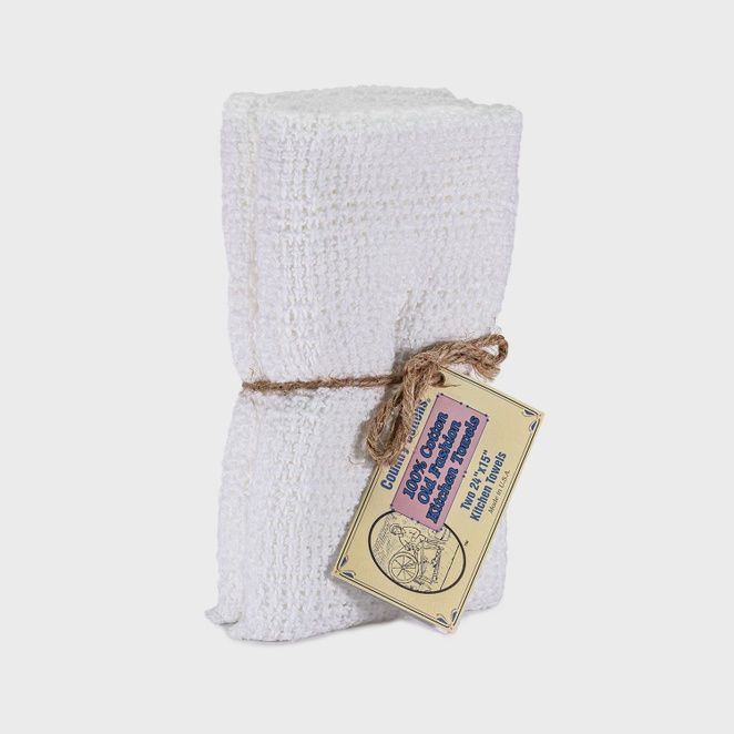 KTWW Kitchen Towels 2 Pack - White/White