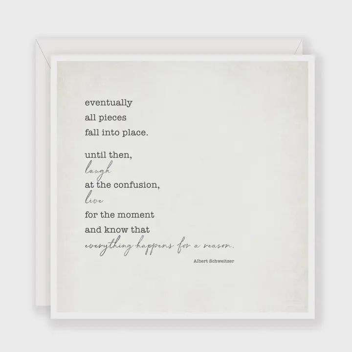 NCS-304 &#39;Eventually&#39; (square) greeting card