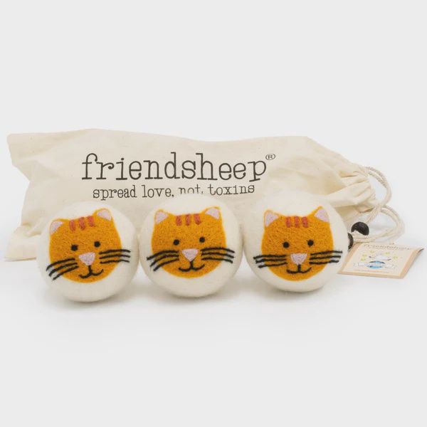 FDSP01093S3 Cool Cats Eco Dryer Balls - Limited Edition - Set of 3 - With Bag