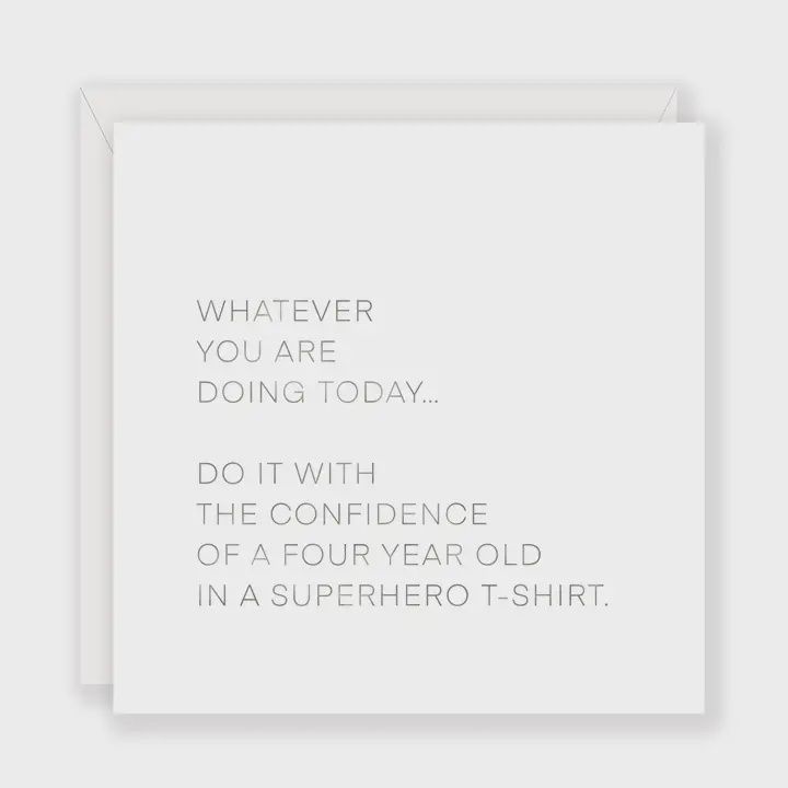 NCS-340 &#39;Superhero&#39; greeting card