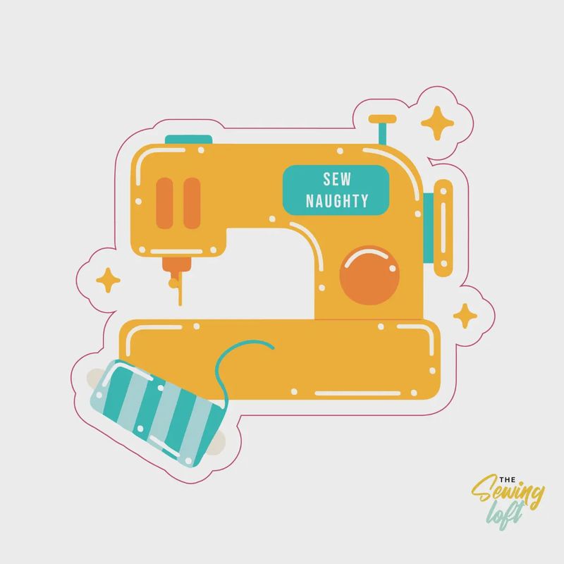 TSL S2401 Sew Naughty Sticker