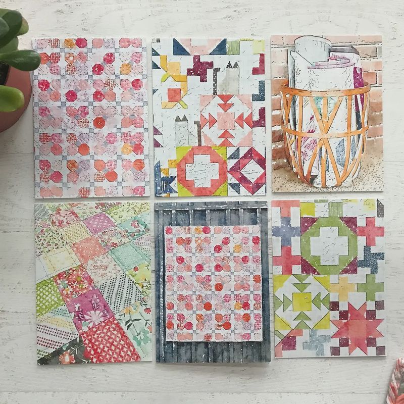 TSL201 Quilting Cards Blank Note Cards