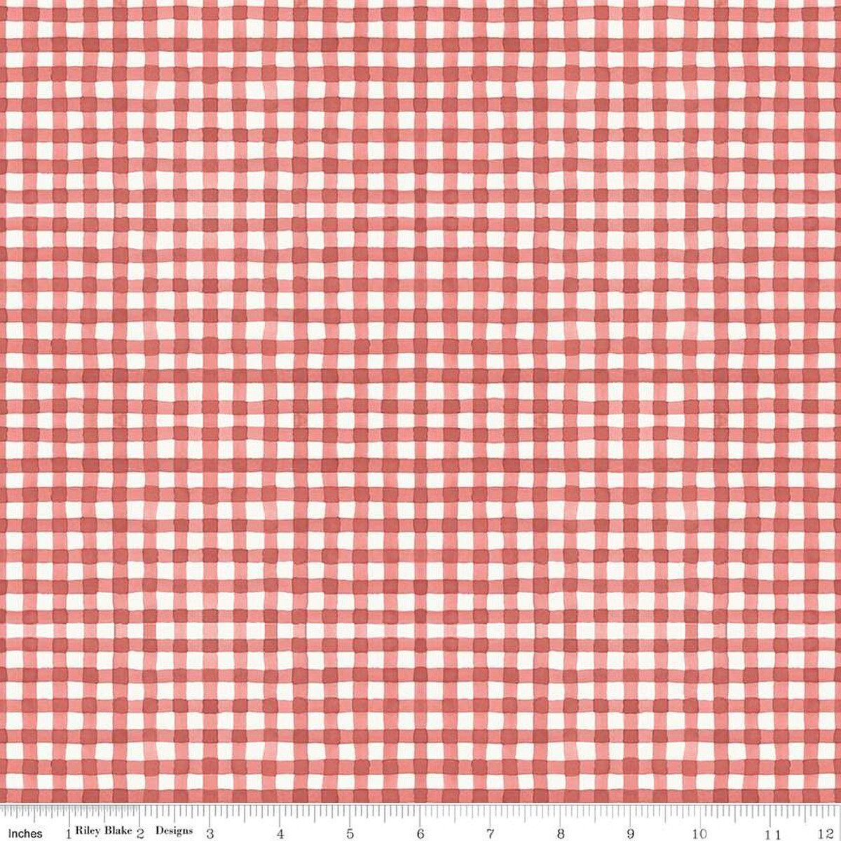C14537-RED Countryside Gingham Red