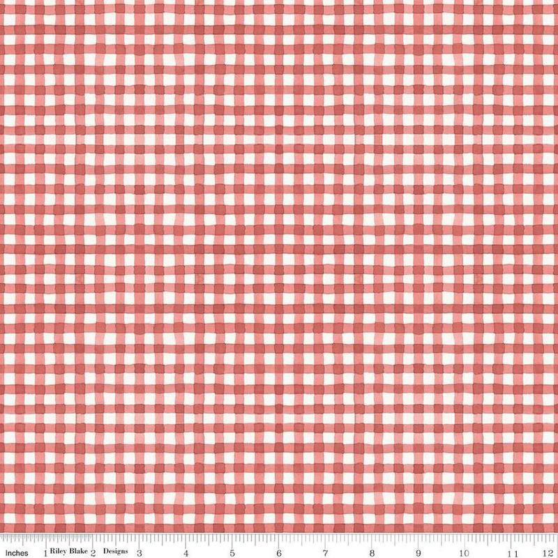 C14537-RED Countryside Gingham Red