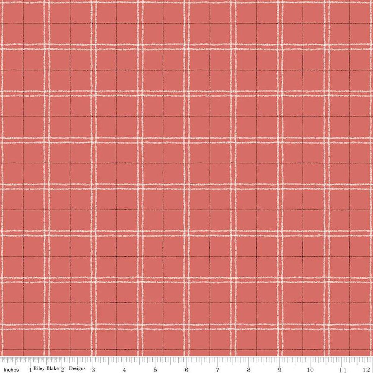 C14535-RED Countryside Plaid Red