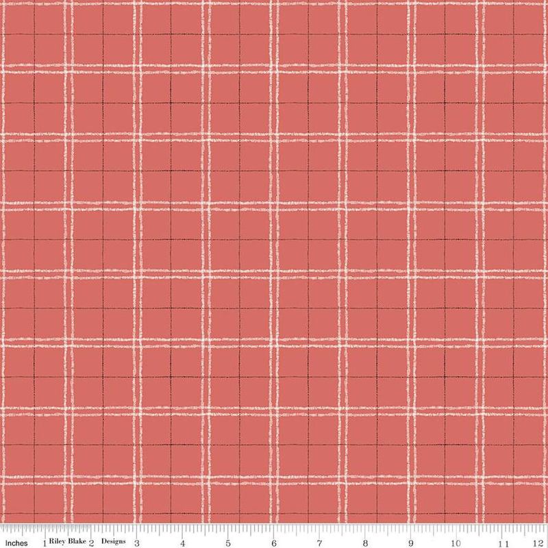 C14535-RED Countryside Plaid Red